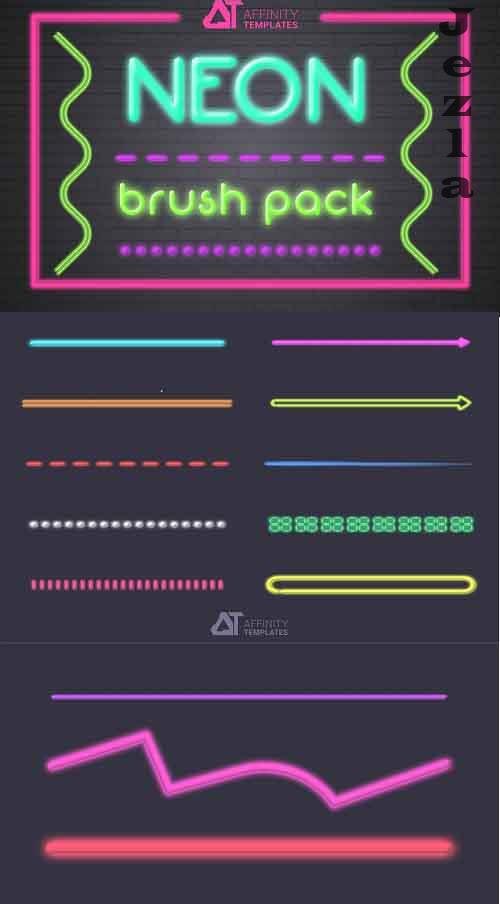 Neon Brush Pack Affinity Designer - 4966922