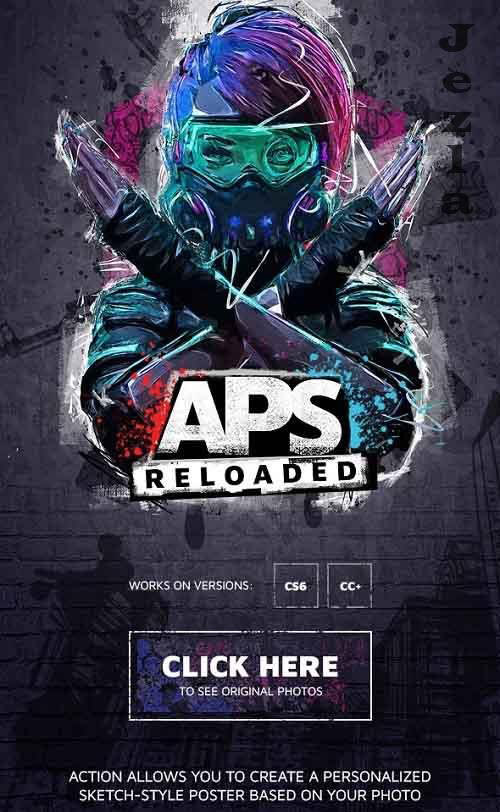 APS Reloaded Photoshop Action 28217578