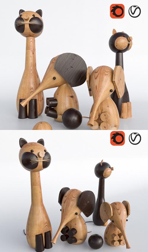 Toys made of wood