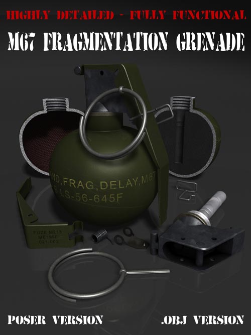 Detailed Hand Grenade