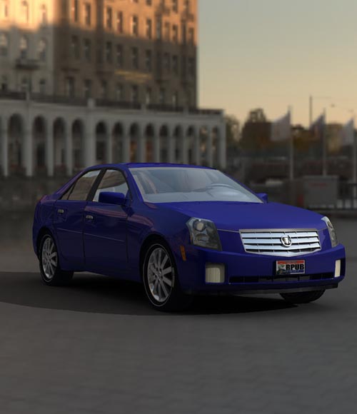 Cadillac CTS (Poser, Vue & OBJ)