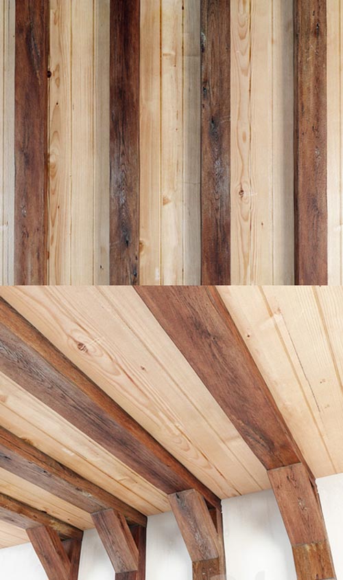 Wooden beams