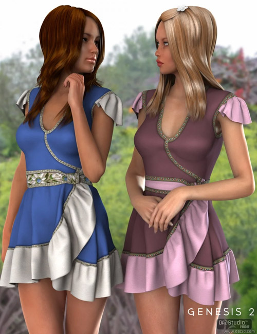 Dahlia Dress for Genesis 2 Female(s)