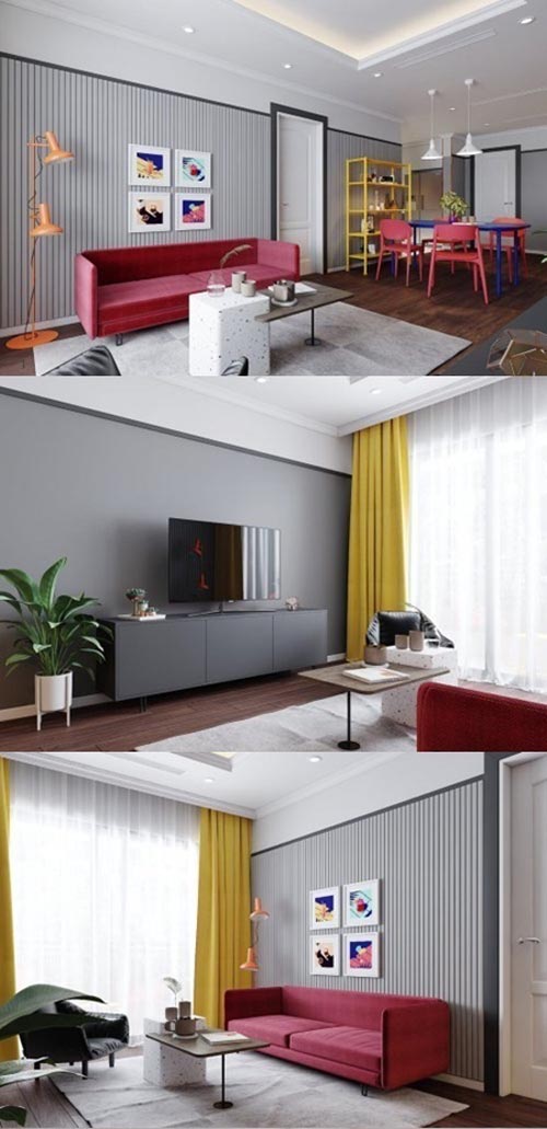 Interior Apartment Scene By KienTrungNguyen