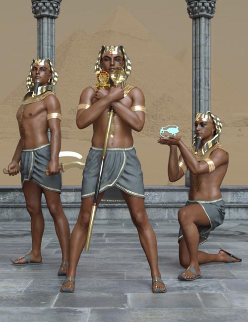 Egyptian Poses For Genesis 8 Male
