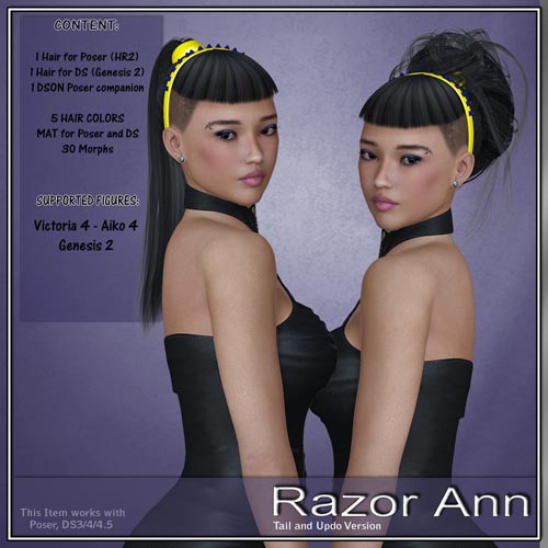 RazorAnn Hair for V4 and G2