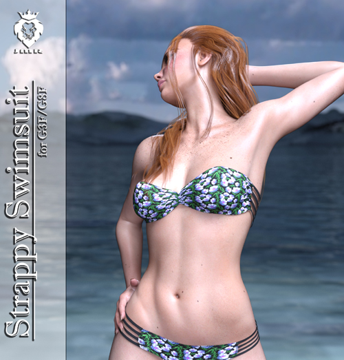 JMR Strappy Swimsuit for G3F and G8F