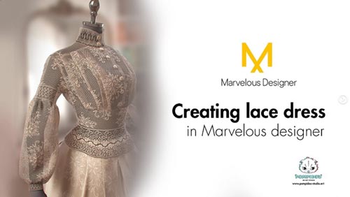 ArtStation вЂ“ Tutorial on creating lace dress in Marvelous designer by Marianna Yakimova Proper
