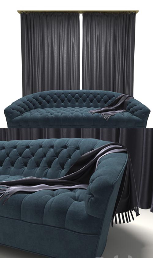 Tufted Classic Style Sofa