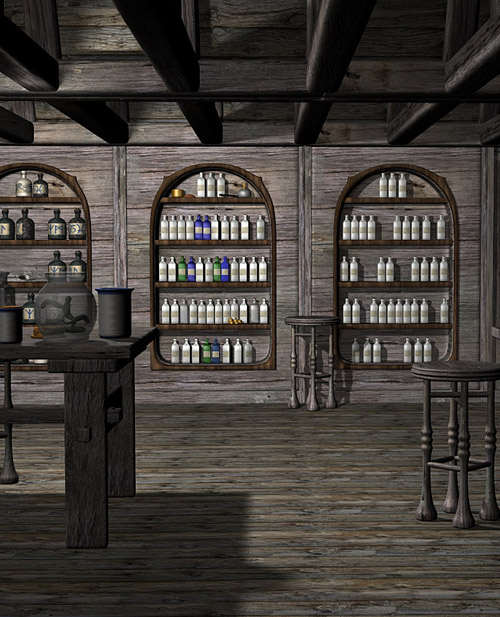 HL2 - The Apothecary or Wizards Shoppe