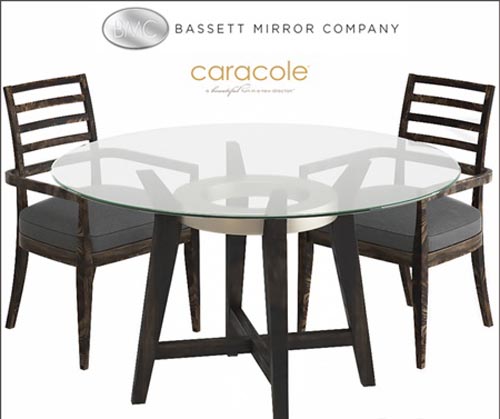 Bassett Mirror Thoroughly Modern Elston Dining Table