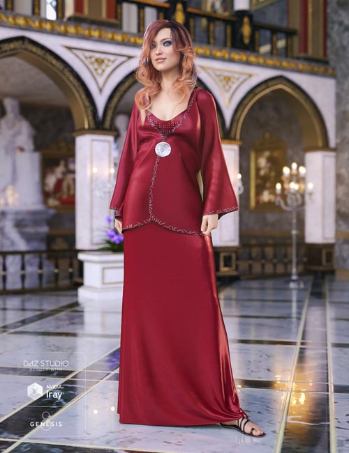 dForce Elegant Prestige Outfit for Genesis 8 Female(s)