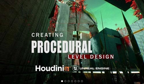 Gumroad - Houdini Tutorial Procedural Level Design in UE4