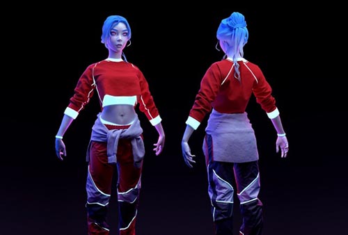FlippedNormals вЂ“ Streetwear outfit in Marvelous Designer