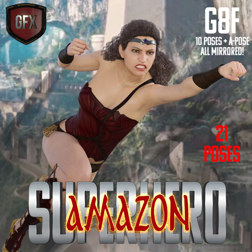 SuperHero Amazon for G8F Volume 1