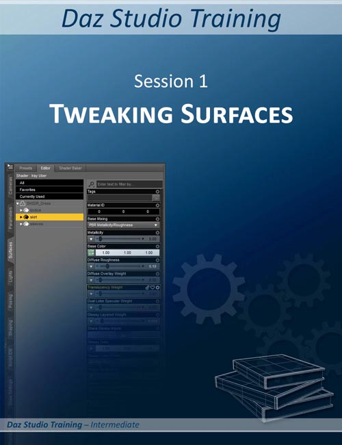 Daz Studio Training Intermediate 01 - Tweaking the Surfaces