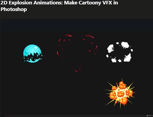 Udemy вЂ“ 2D Explosion Animations Make Cartoony VFX in Photoshop