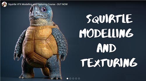 Gumroad вЂ“ Squirtle Modelling & Texturing Series by Michael Wilde