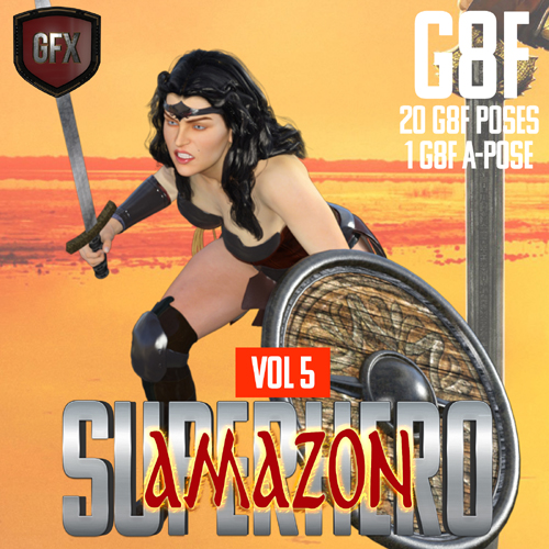 SuperHero Amazon for G8F Volume 5