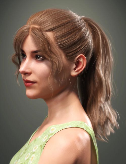 SP Hair 014 for Genesis 3 and 8 Female
