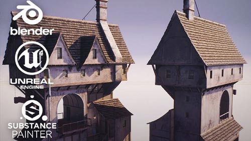 Udemy вЂ“ Old House Creation for Game in Blender & Substance Designer