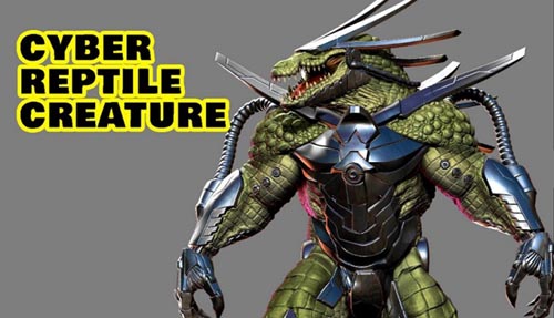 FlippedNormals вЂ“ Cyber Reptile Creature Course Volume 1 and 2