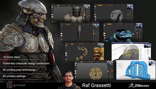 Gumroad - Statues/Collectibles and 3D Printing Class by Raf Grassetti