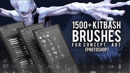 ArtStation вЂ“ 1500+ Kitbash Brushes for Concept art for Photoshop