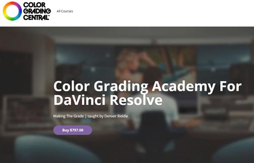 Color Grading Central - Color Grading Academy For DaVinci Resolve