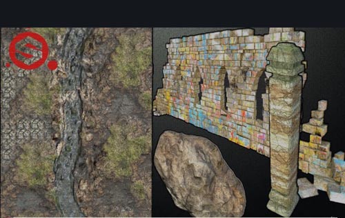 Udemy - Substance painter-painting a ground, rock, wall and a pillar