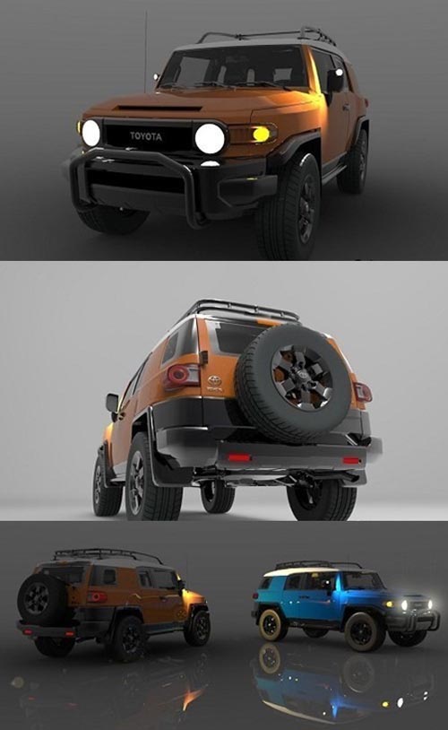 Toyota FJ Cruiser Detailed Design 3D Model