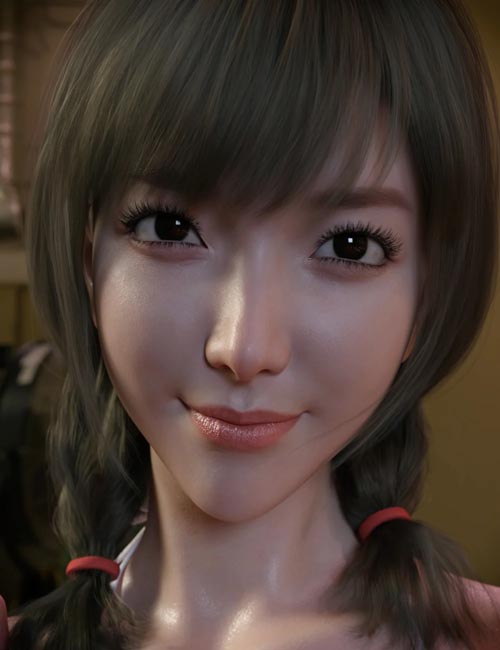 Seo Hyun Character with Hair for Genesis 8 and 8.1 Female