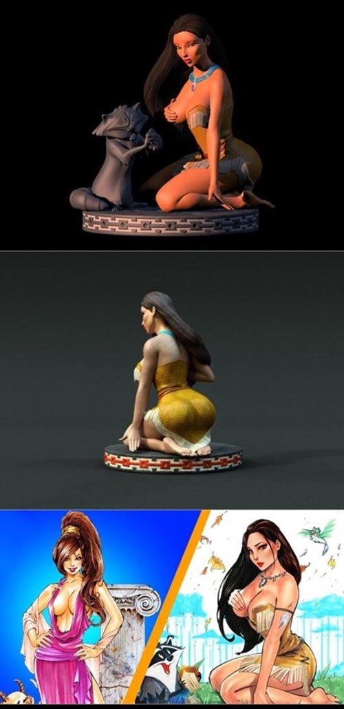 Pocahontas вЂ“ 3D Print Model