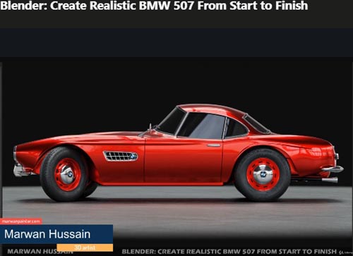 Udemy вЂ“ Blender: Create Realistic BMW 507 From Start to Finish