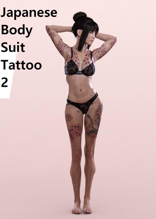 Japanese Bodysuit Tattoo for G8F N2