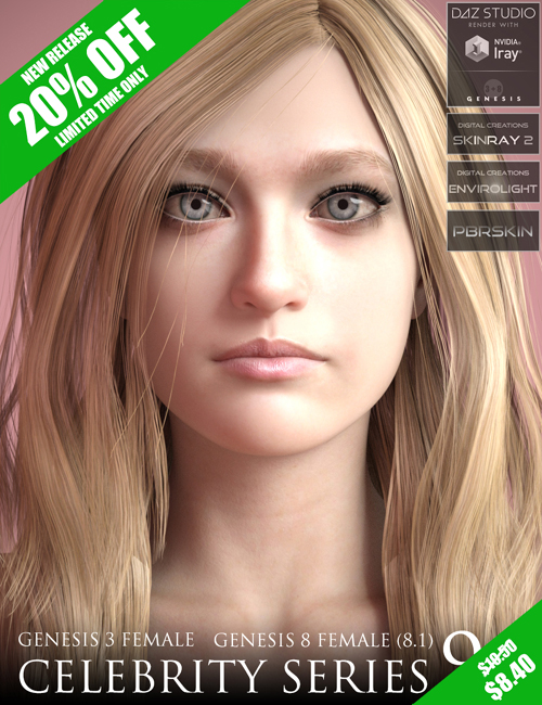 Celebrity Series 90 for Genesis 3 and Genesis 8 Female (8.1)