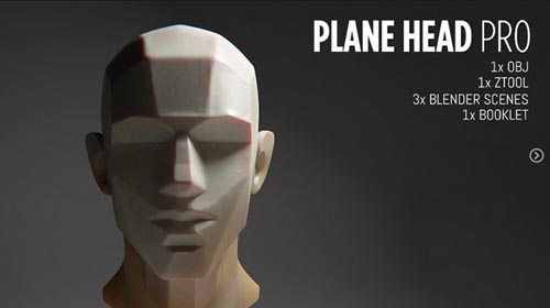 Artstation вЂ“ Plane Head Pro Bundle: Model + PDF Booklet + Cheat Sheets