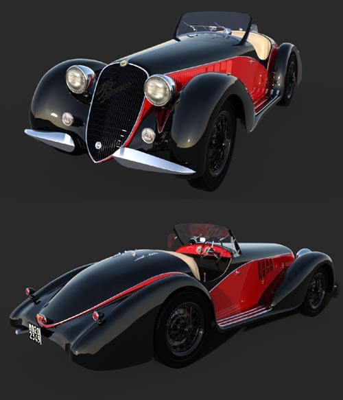 ALFA ROMEO 6C for DAZ