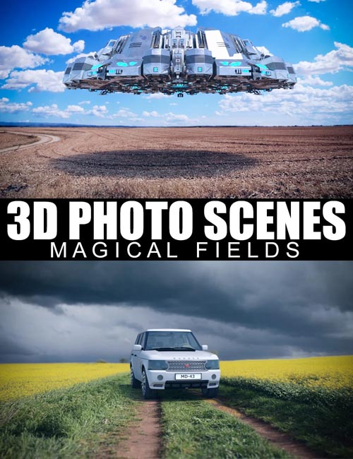 3D Photo Scenes - Magical Fields