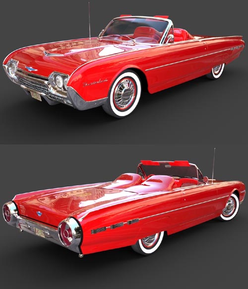 FORD THUNDERBIRD 1962 for DAZ