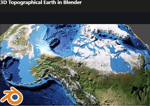 Udemy вЂ“ 3D Topographical Earth in Blender