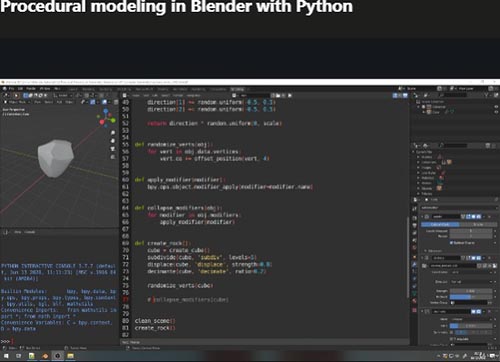 Udemy вЂ“ Procedural modeling in Blender with Python