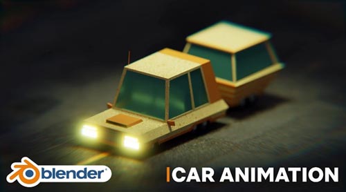 Skillshare – Create A Simple Car Animation In Blender 3D