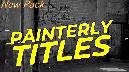 Painterly Titles 959607 - Project for After Effects