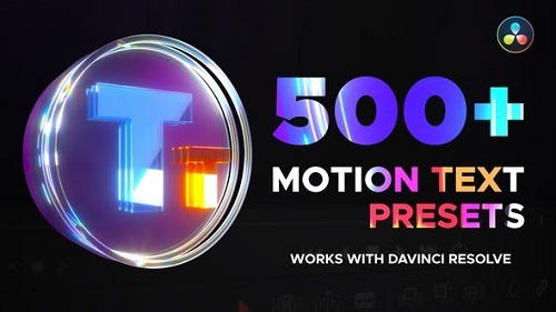 Text Presets for DaVinci Resolve