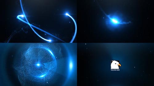 Videohive - Particle Trails Logo Explosion - 32160655