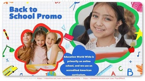 Videohive - Back To School Promo 33224640 - Project for After Effects