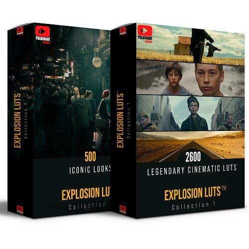 Paramount Motion – EXPLOSION™ Cinematic LUTs Collection 1&2
