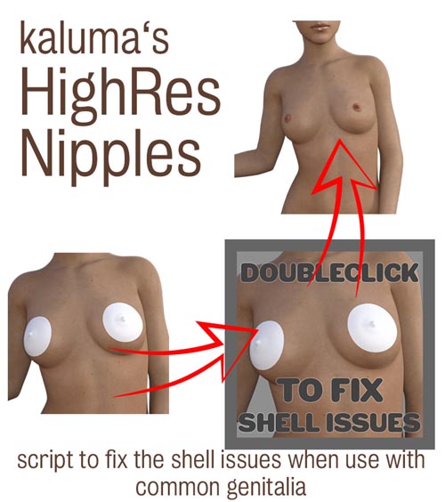 High Resolution Nipples Addon And Patch (Genesis 8.1 Update)