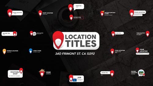 Videohive - Location Titles | After Effects - 32530537